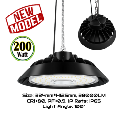 Led High Bay Ufo Premium  200Watt 190LM - 10127-led highbay 200w 190lm