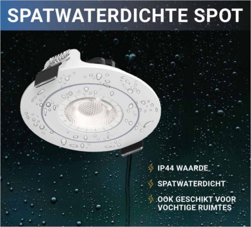 8264-badkamer led inbouwspot 5w ip65 