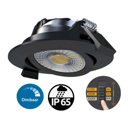 8264-badkamer led inbouwspot 6w ip65 cct 