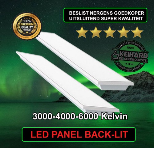 Led Panel BACK-LIT 40 Watt  ​295 x 1195mm - 10002-led back-lit-295x1195