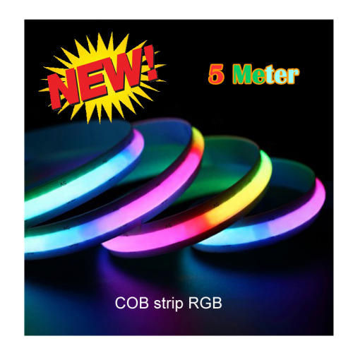 COB LEDSTRIP 24V IP20 5M 10W/M RGB - 10019-cob strip rgb